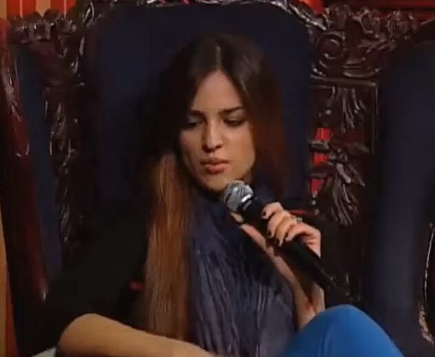 Eiza Gonzalez, cantante.