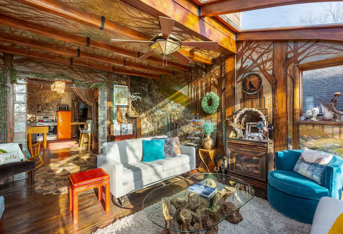 Airbnb que parece inspirado en películas de Tim Burton