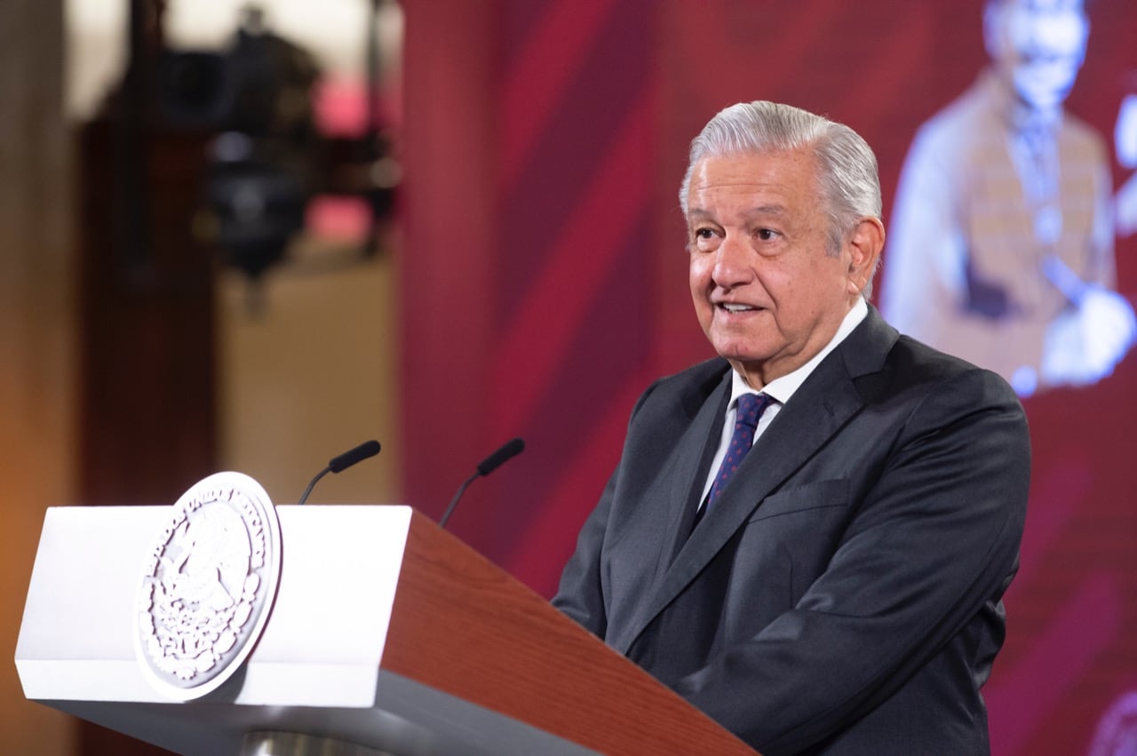 Presidente AMLO en conferencia presidencial