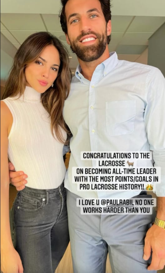 Eiza González y Paul Rabil