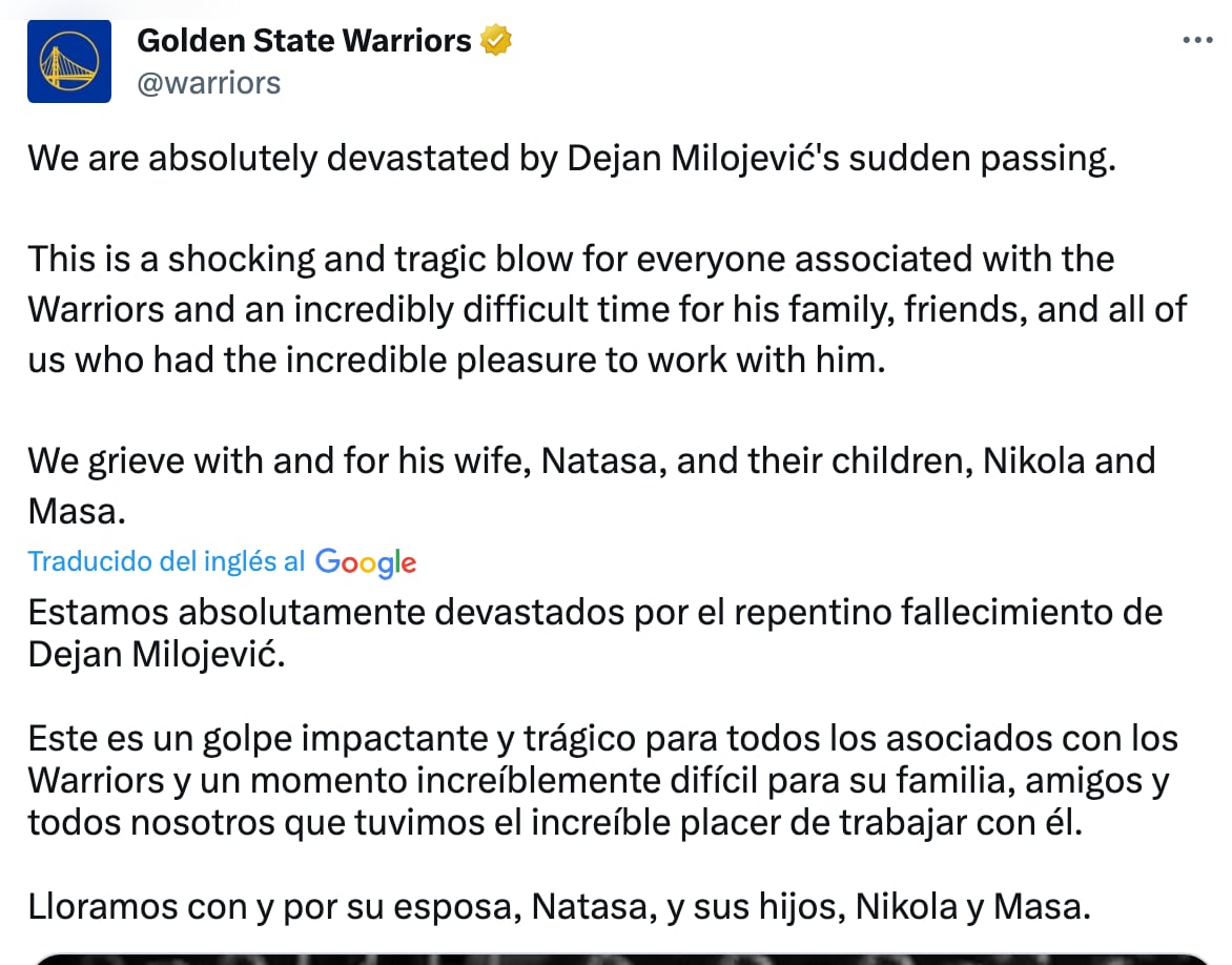 Muere Dejan Milojevic