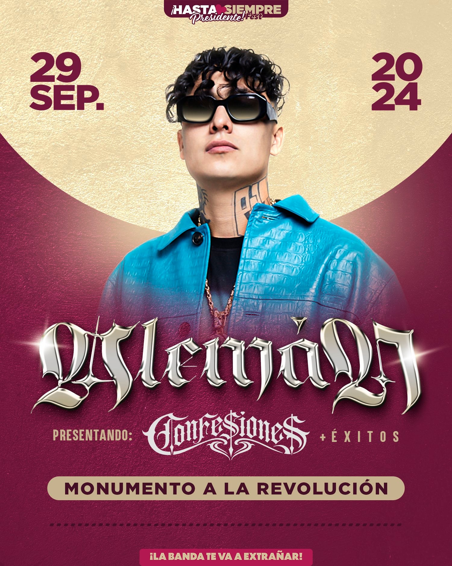 Alemán el invitado especial de Hasta siempre presidente, el evento que despide a AMLO.