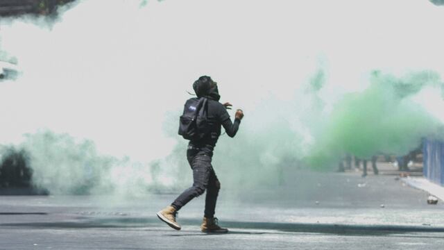 Protesta en Paseo de la Reforma.