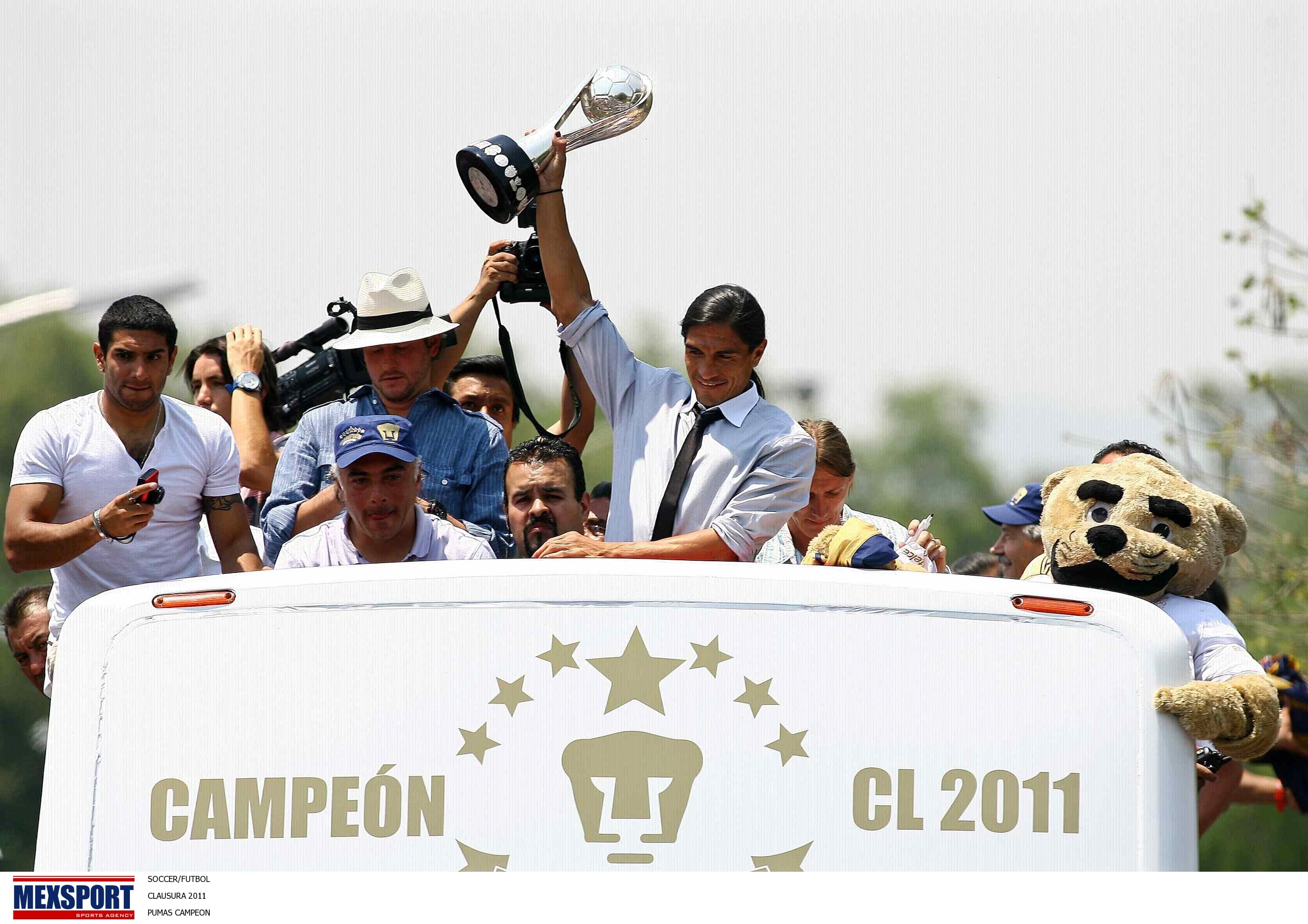 Pumas campeón del Clausura 2011.
