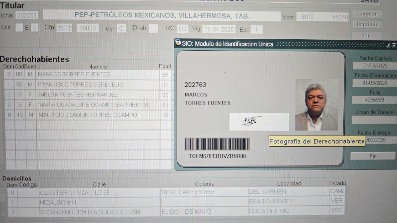 Marcos Torres Fuentes es despedido de Pemex Tabasco.