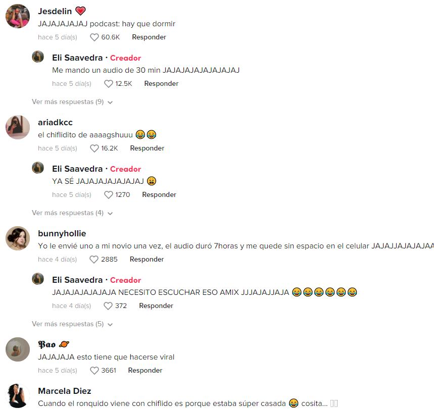 Reacciones al video de TikTok de la joven que se queda dormida mientras contaba un chisme