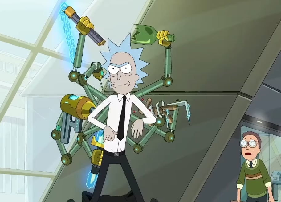 Escena de Rick y Morty temporada 6
