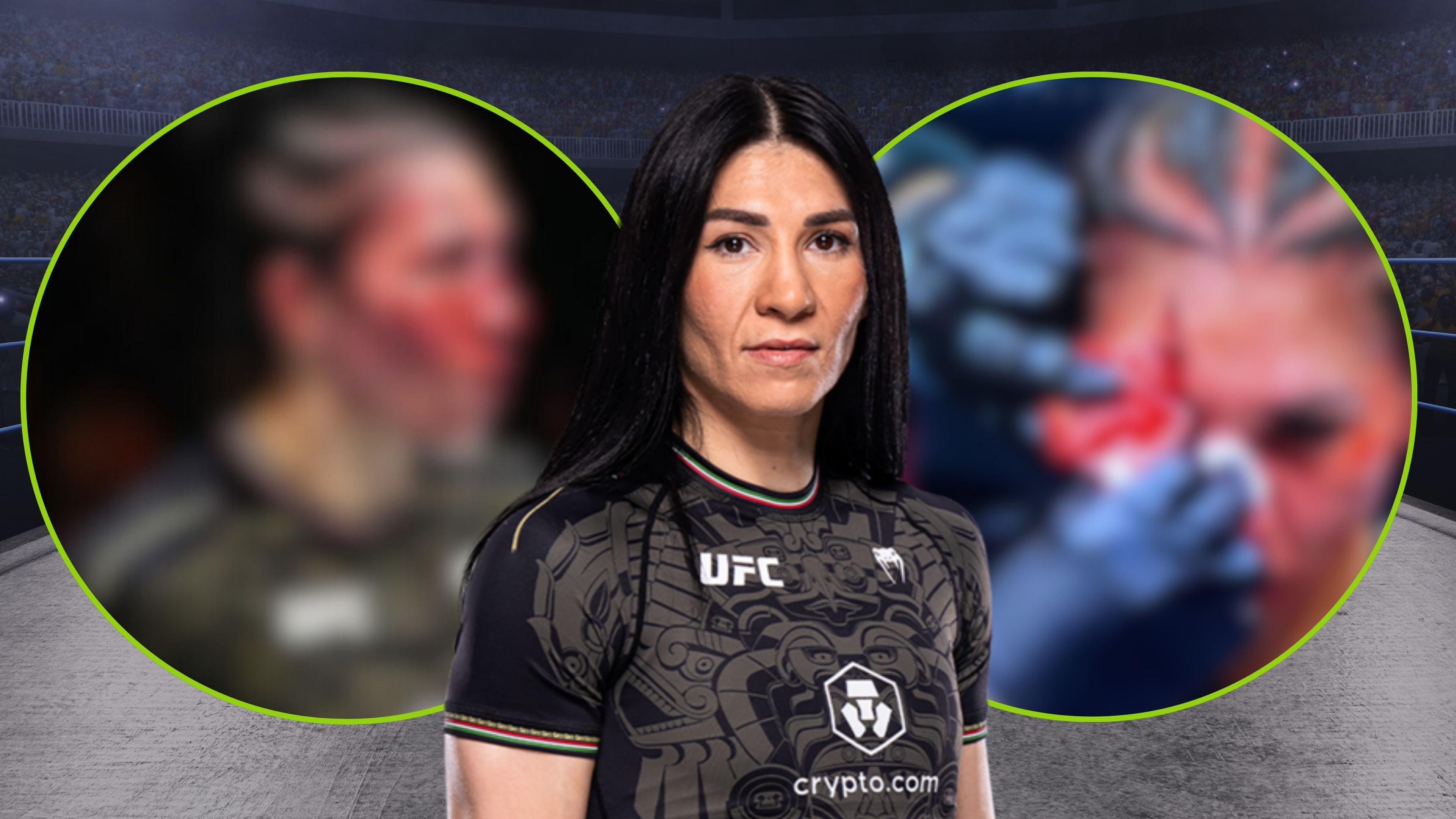 La brutal herida de Irene Aldana en la Noche UFC 306; la mexicana sufrió tremendo corte en la cara