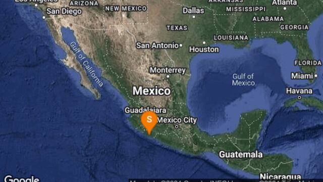 Sismo de magnitud 4.1 en Coalcomán, Michoacán