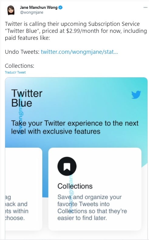 'Twitter Blue' tendrá nuevas funciones