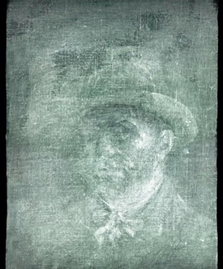 Autorretrato oculto de Vincent van Gogh
