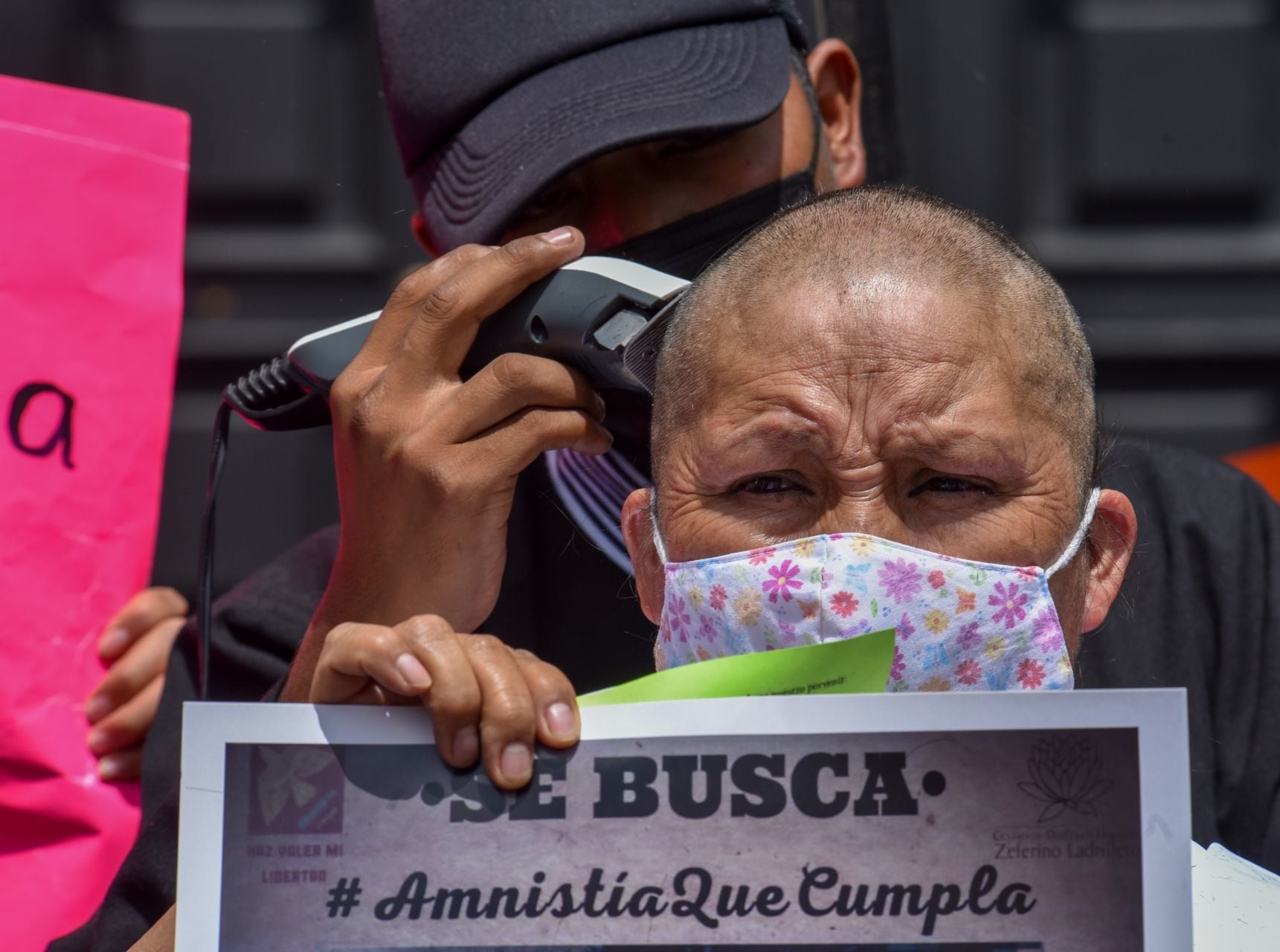 Protesta de las familias en Toluca