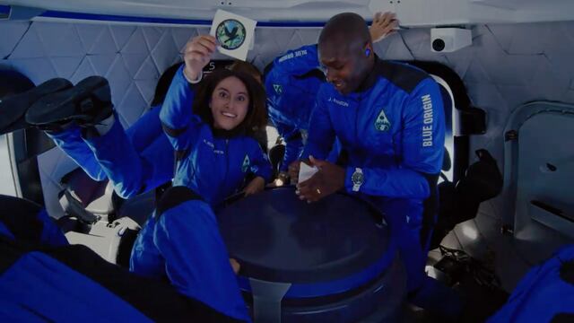 Reacción de Katya Echazarreta en el espacio