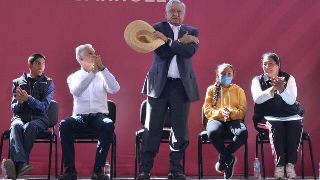Andres Manuel López Obrador visita Acambay, Estado de México