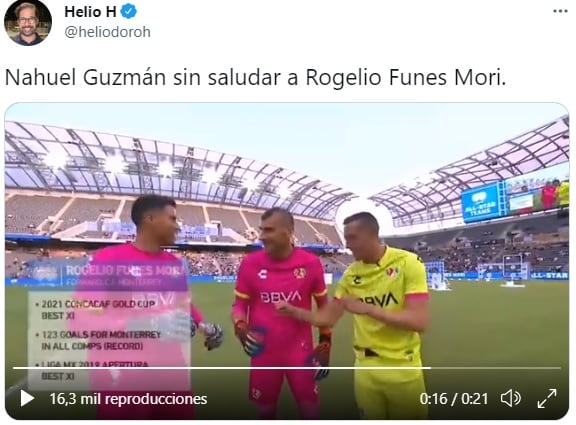 Nahuel Guzmán y Rogelio Funes Mori