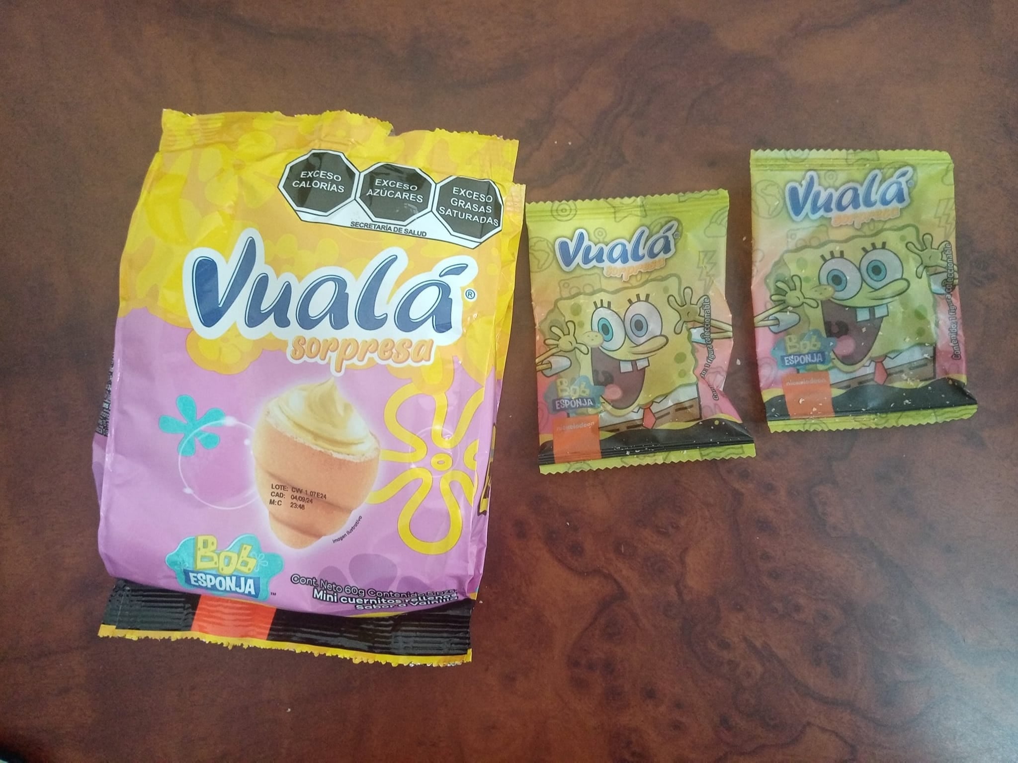 Coleccionables de Vualá de Bob Esponja 2024