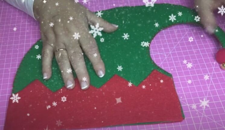 Gorro de duende para Navidad