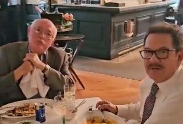 David Colmenares e Ignacio Mier Velazco son captados en restaurante de Polanco