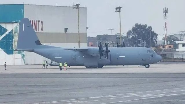 Gobierno de México aclara el aterrizaje de un avión de la Fuerza Aérea de Estados Unidos