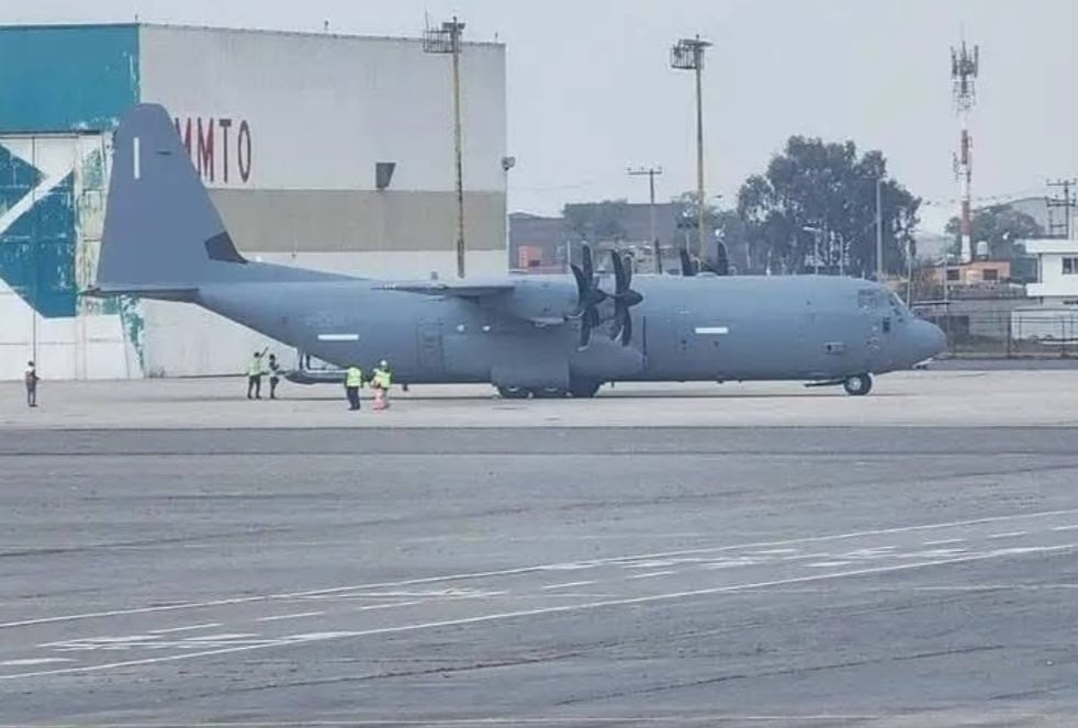 Gobierno de México aclara el aterrizaje de un avión de la Fuerza Aérea de Estados Unidos