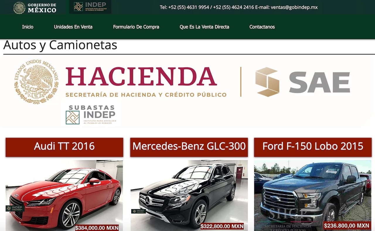 La página se hace pasar por la oficial del Indep