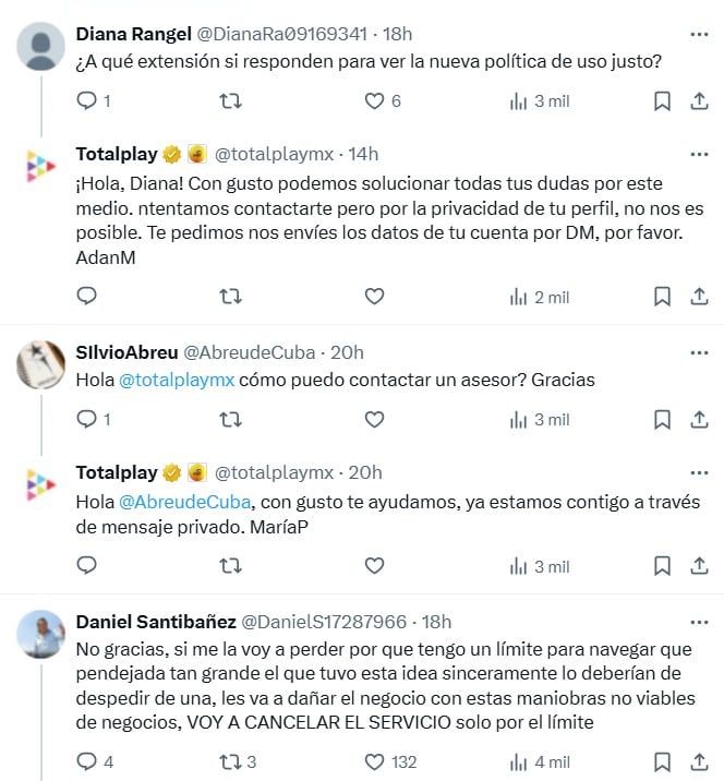 Usuarios llaman a boicot contra Totalplay, empresa de Ricardo Salinas Pliego por nuevo límite de consumo en datos