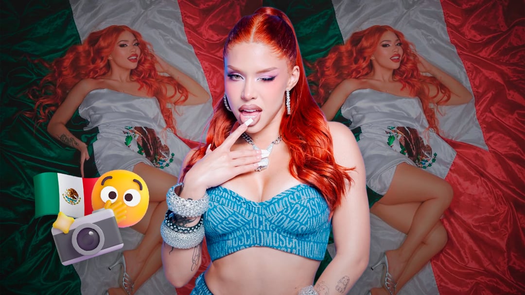 ¿Yeri Mua podría ser sancionada por sus fotos con la bandera de México? Esto dice la ley