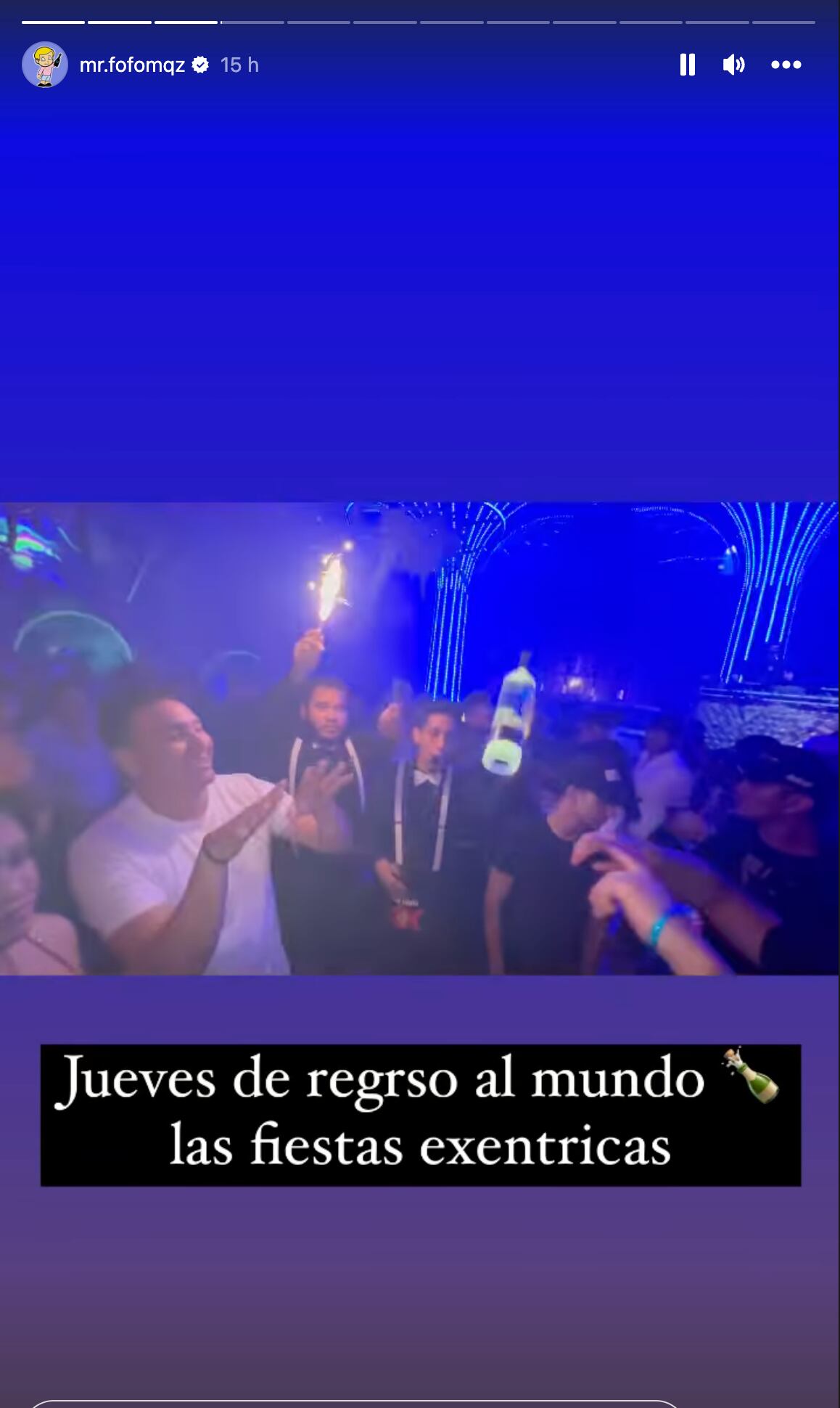 Fofo Márquez regresa a las fiestas