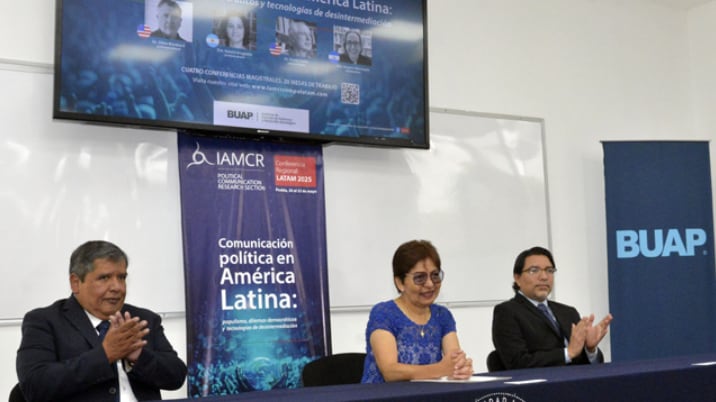 Lilia Cedillo, rectora de la BUAP, inauguró la Conferencia Regional Comunicación Política en América Latina