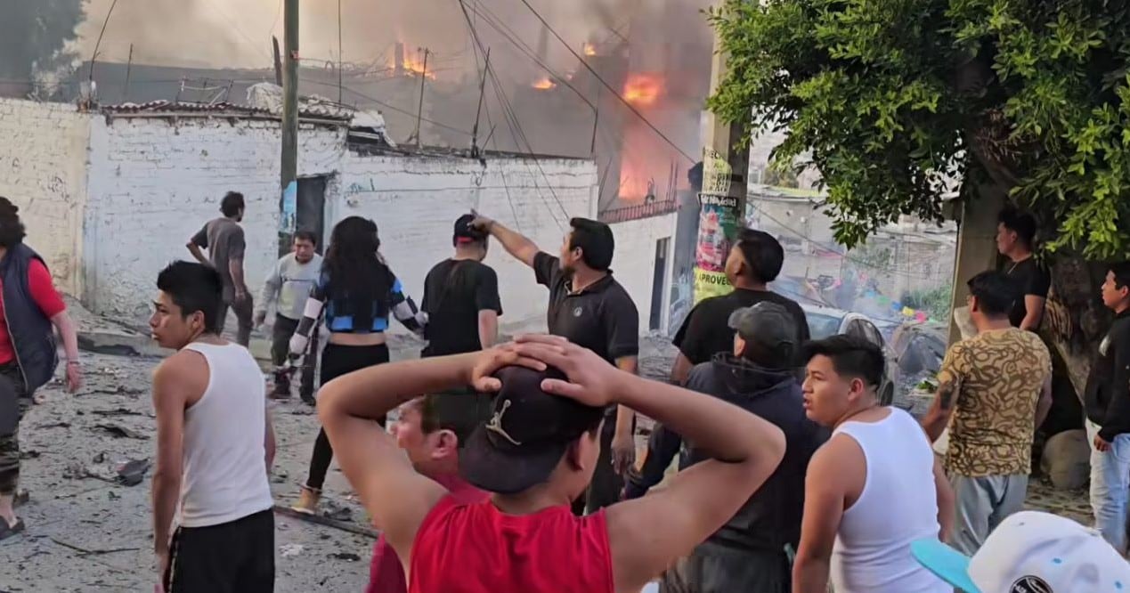Chimalhuacán: explosión en taller de pirotecnia clandestino