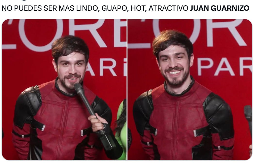 JuanSGuarnizo es tendencia por su disfraz de Nicepool y su nuevo look