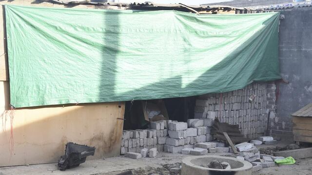 Lugar donde vecinos buscaron al presunto feminicida