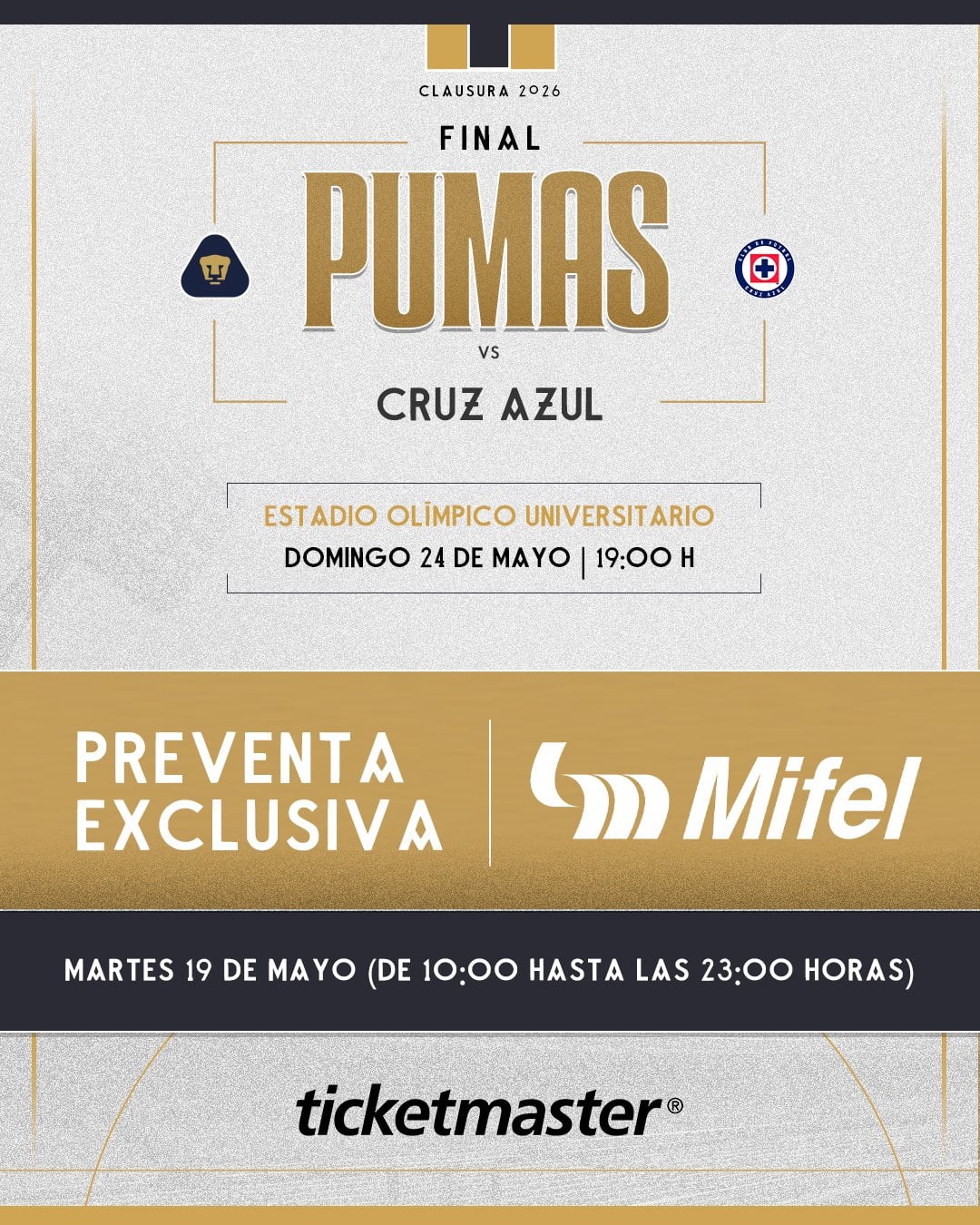 Pumas vs Cruz Azul, venta de boletos