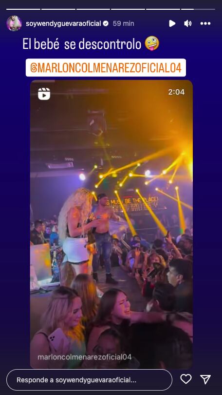 Marlon Colmenarez se vuelve loco y Wendy Guevara lo señala en redes sociales