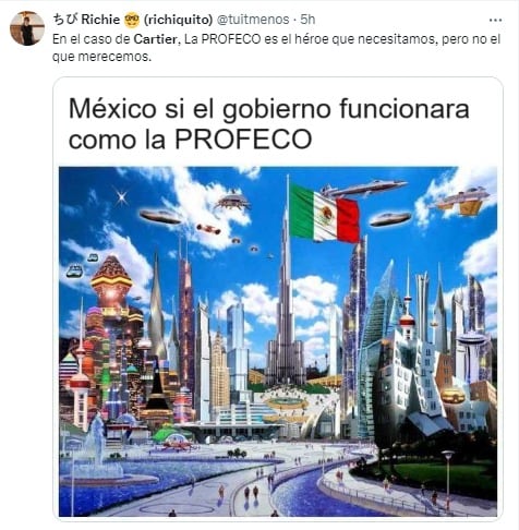Profeco se corona con memes por el caso Cartier y los aretes que le vendió baratísimos a un mexicano