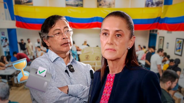 Sheinbaum respaldó los cuestionamientos de Petro sobre los resultados de las elecciones en Colombia