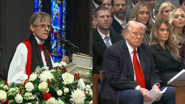 VIDEO: Obispa le pide misericordia a Donald Trump para comunidad LGBT y migrantes; así reaccionó el presidente