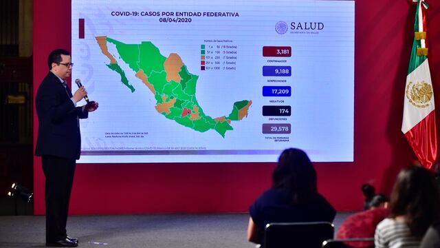 Conferencia de seguimiento del coronavirus.