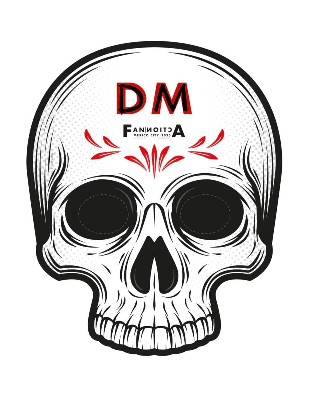 Máscara de calavera para Depeche Mode