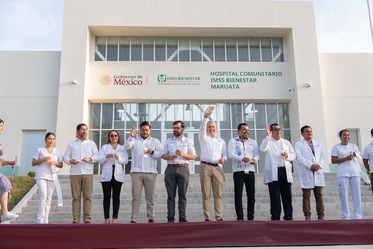 Inauguran Hospital Comunitario en Maruata, Michoacán, para Beneficiar a 50 Mil Habitantes