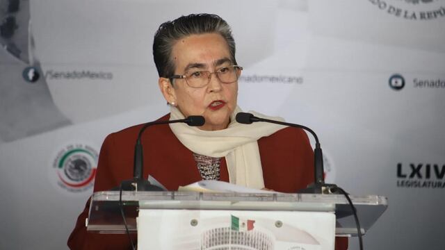 Gloria Sánchez, senadora de Morena por Veracruz.