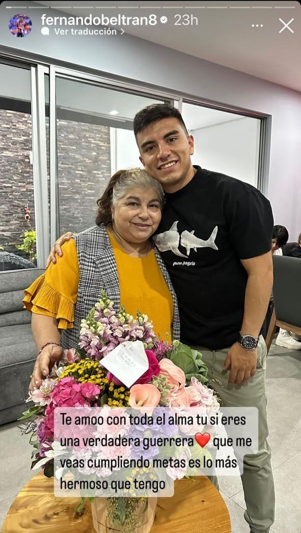 Mamá de Fernando Beltrán