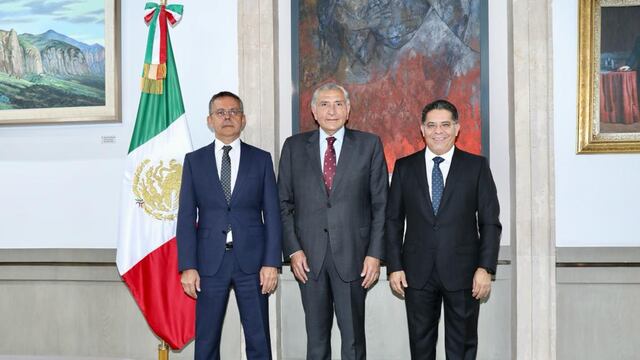 César Yáñez, Adán Augusto López y Rabindranath Salazar