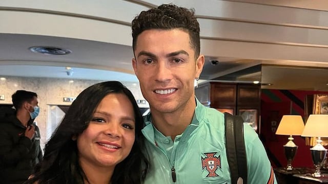 Cristiano Ronaldo y la influencer venezolana que dice haber tenido relaciones sexuales con él.