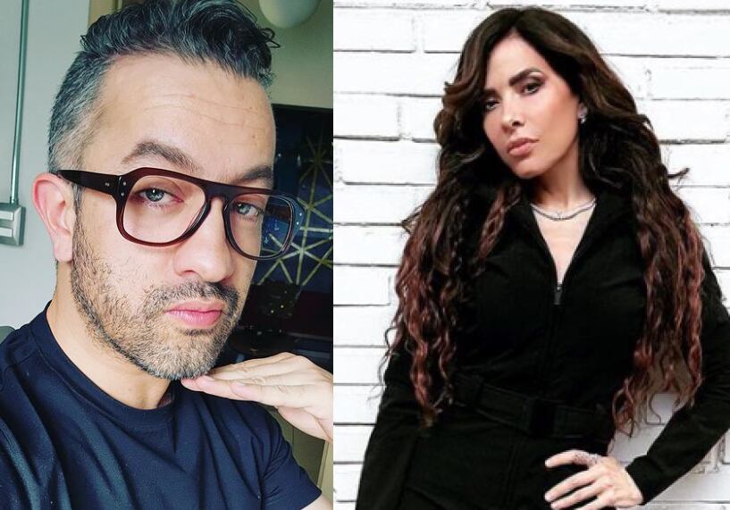 Chumel Torres y Gloria Trevi