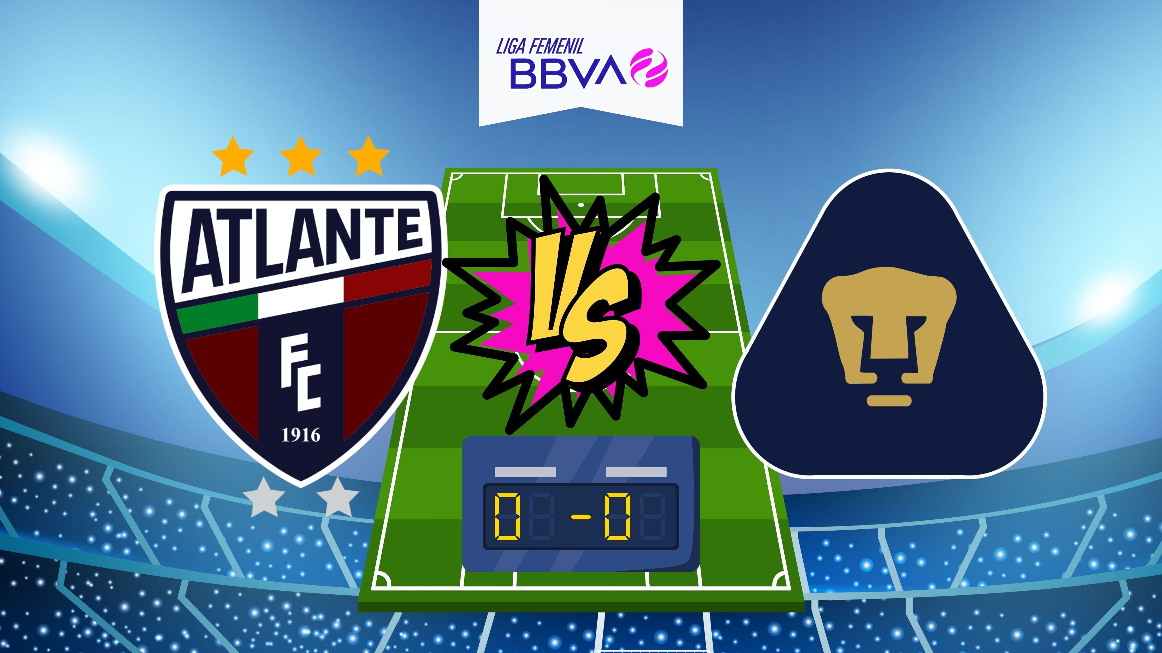 Atlante vs Pumas: Pronóstico y posibles alineaciones del partido de Liga Femenil BBVA
