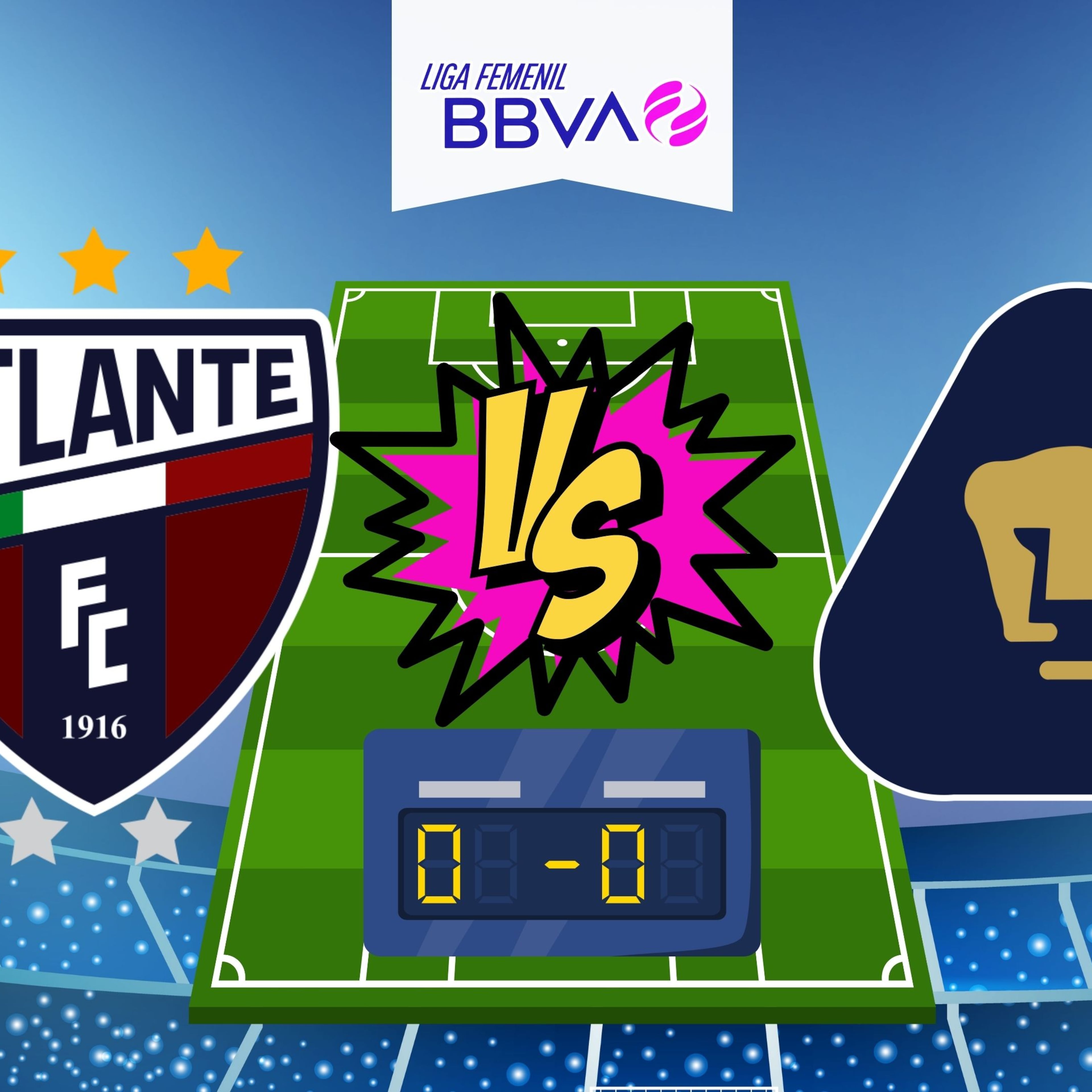 Atlante vs Pumas: Pronóstico y posibles alineaciones del partido de Liga Femenil BBVA