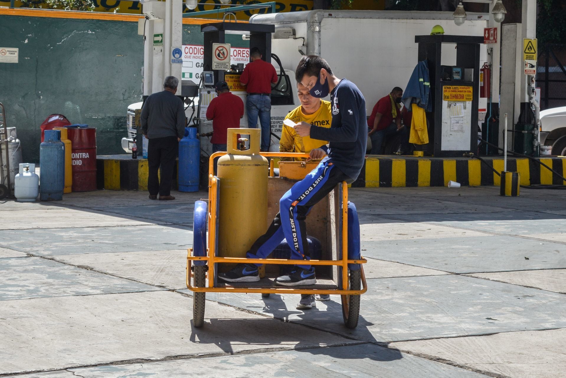 Venta de gas LP en el Estado de México