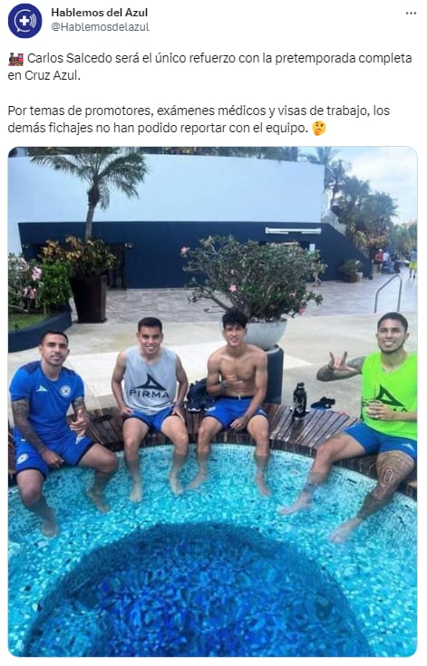 Carlos Salcedo, refuerzo de Cruz Azul