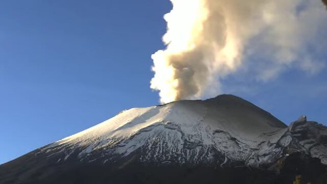 Volcán Popocatépetl el 23 de octubre
